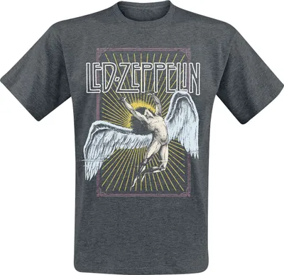 Produktbild von Led Zeppelin T-Shirt Herren Icarus Colour dunkelgrau M
