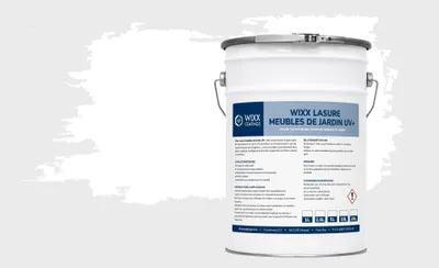 Image de Wixx Lasure Meubles de Jardin UV+ - Blanc - 1L