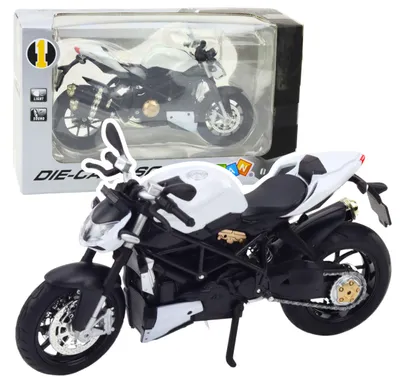 Image de Lumières métalliques pour moto de sport, sons blancs, 1:12