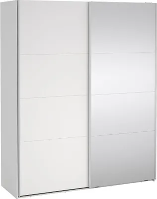 Produktbild von Catania Schiebetürenschrank 2 Türen 180x220cm weiß.