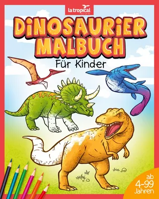 Produktbild von Dinosaurier Malbuch für Kinder