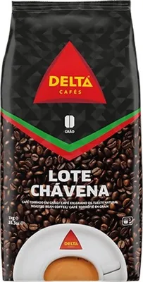 Produktbild von Röstkaffee mit glasierten Bohnen, ganze Bohne - Café Delta Chavena 90/10 - Delta Cafés - Portugal