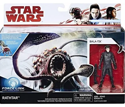 Image de Creature star wars rathtar + bala-tik - force link 2.0 - figurine - vehicule - vaisseau - hasbro - e1262