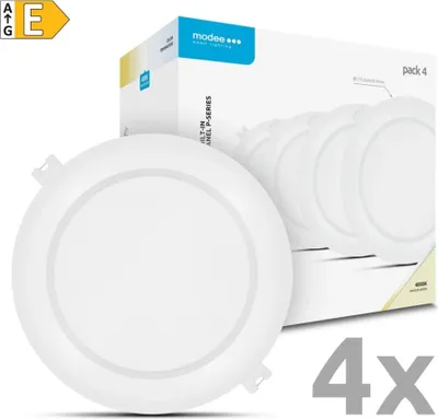 Obrázok produktu pre Modee LED panel podhľadový 12W 4000K biely 1320 lumenov 4ks