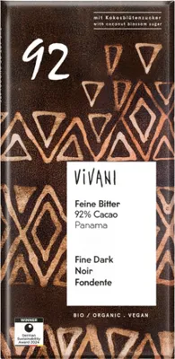 Image de Chocolat noir 92%80 g