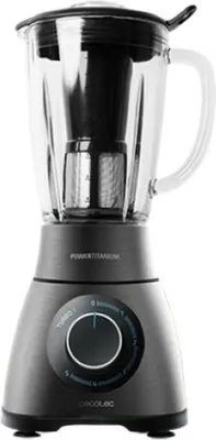 Produktbild von Cecotec Power Black Titanium 1500 PerfektMix, Tischplatten-Mixer, 1,8 l, Eis-Crusher, 1500 W, Schwarz, Edelstahl