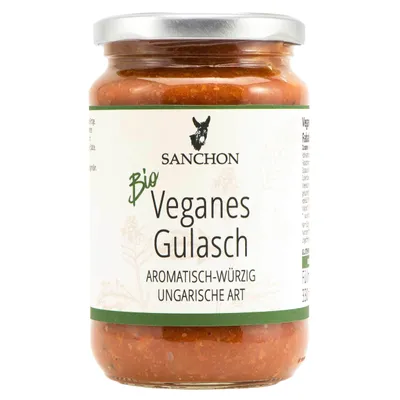 Produktbild von Veganer Eintopf mit Erbsen- und Saubohnenproteinwürfel 330 ml SANCHON