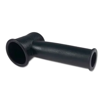 A black protective cap for ring terminals, shown in isolation against a white background.