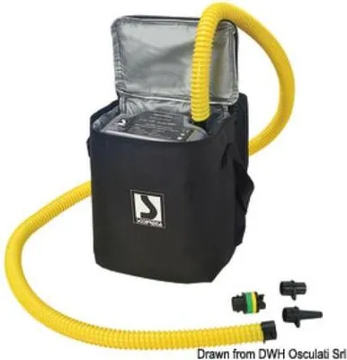 Image de Pompe électrique haute performance 12V, 450 l/min pour bateaux pneumatiques et SUP Osculati 66.446.99
