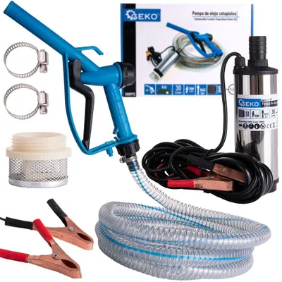 Obrázek produktu pro GEKO Mini čerpadlo na naftu 12V, s čerpací pistolí a hadicí G00975