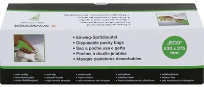 Produktbild von Einweg-Spritzbeutel, ECO, grollt, gechlossene Spitze, Länge: 530mm