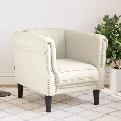 Produktbild von Design Sessel Creme Samt, Schlafsofas 2024 Neu