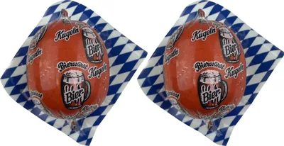 Produktbild von Food-United Bierkugel 2x 400g Brühwurst aus Bayern von ZIMMERMANN Fleischwerke, Bierwurst passend für Brotzeit und Bier - Herzhaft-würzig, grobe Körnung & aromatische Senfkörner