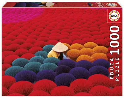 Produktbild von Educa Puzzle Incense Village Vietnam 1000 Teile bunt