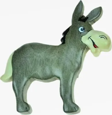 Produktbild von Kühlschrank Magnet aus Holz Esel