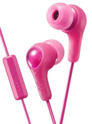 Image de GUMY PLUS : Ecouteurs intra-auriculaires avec microphone et télécommande- Rose