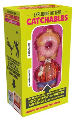 Immagine prodotto di Exploding Kittens – Catchables 1: Donutkatze e Holzfällerkatze, per 2 giocatori