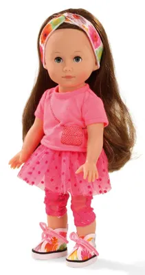 Produktbild von Götz 1513014 Just Like Me Chloe Puppe 27 cm Stehpuppe Blaue Schlafaugen