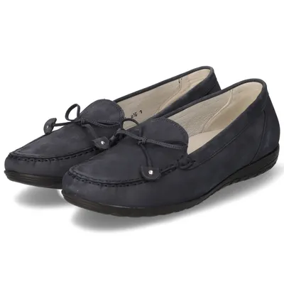 Produktbild von Waldläufer Slipper HESIMA Damen Rauleder BlauGröße:4