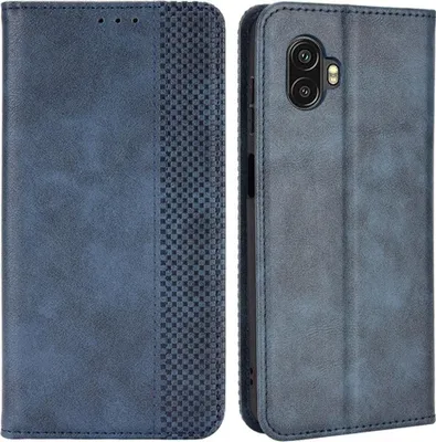 Produktbild von Samsung Galaxy Xcover 6 Pro Hülle - Coverup Vintage Style Klapphülle - Blau