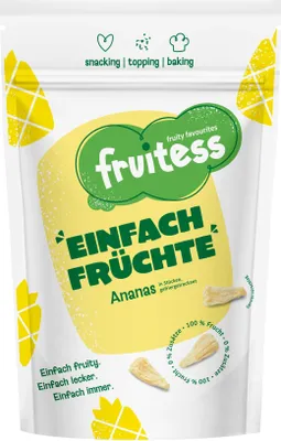 Produktbild von Gefriergetrocknete Ananas FRUITESS EINFACH FRÜCHTE, 45g