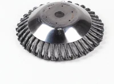 Immagine prodotto di Spazzola per erbacce Spazzola a cono Spazzola a falce motorizzata per muschio ed erbacce Supporto da 25,4 mm