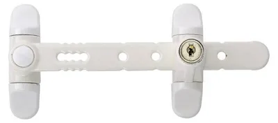 Image de Entrebaîlleur à clé AIRLOCK pour fenêtre couleur blanc - SOCONA - L6C