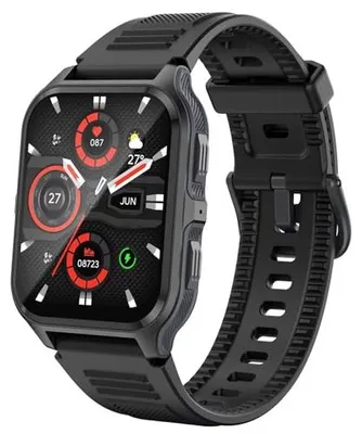 Produktbild von findtime Militär Smartwatch Schrittzähler Fitnessuhr Herren Uhr mit Telefonfunktion Sportuhr Outdoor Gesundheitsuhr Blutdruckmessung Pulsuhr Pulsmesser Smart Watch Laufuhr Tactical Watch Military