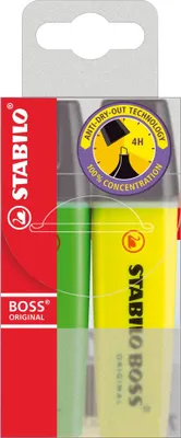 Produktbild von STABILO BOSS ORIGINAL 2er Etui