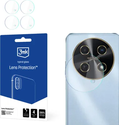 Produktbild von 3mk Hybridglas Lens Protection für Huawei Nova 13iKamera Objektiv Kameralinse  0,16mm 6H (4 Stück)