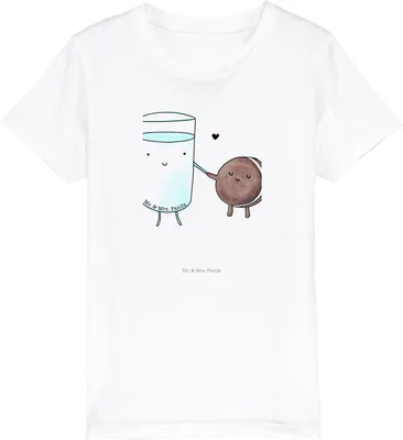 Produktbild von Mr. & Mrs. Panda Organic Kinder T-Shirt Sternzeichen Löwe 7-8 Jahre (122/128) - Weiß - Geschenk, Kindershirt, Teenager, König Der Tiere, Juli, Geburtstag August, Bio