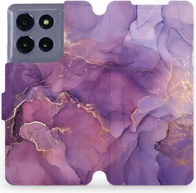 Immagine prodotto di Custodia per cellulare con sportello per Motorola Moto G86 5G, Mobiwear Book, viola
