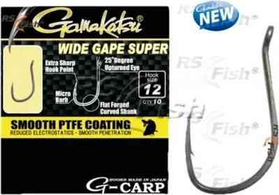 Obrázok produktu pre Gamakatsu® G-Carp Wide Gape Super vel. 4
