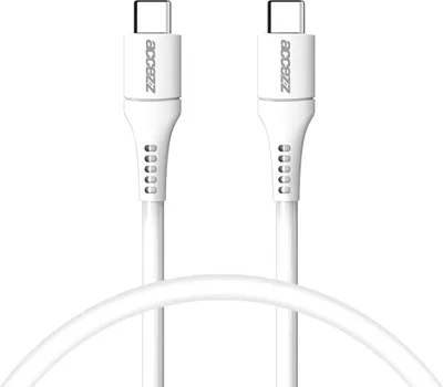 Image de Câble Accezz USB-C vers USB-C - 0,2 mètre - Blanc