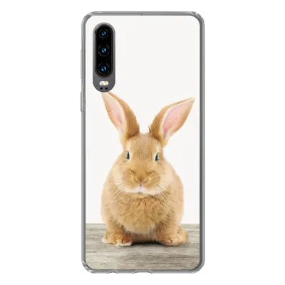 Produktbild von MuchoWow® Handyhülle Schutzhülle Hülle für Huawei P30 Kaninchen - Babykaninchen - Tiere - Kinder - Mädchen - Jungen Silikon Softcase Handy Hülle - Kartenbesitzer