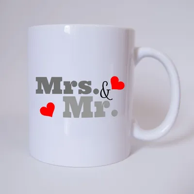 Produktbild von Mr. & Mrs. - Tasse - Kaffeetasse - Tasse mit Spruch