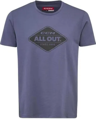 Produktbild von Ccm All Outside Kurzarm-t-shirt Blau L Herren Blau L