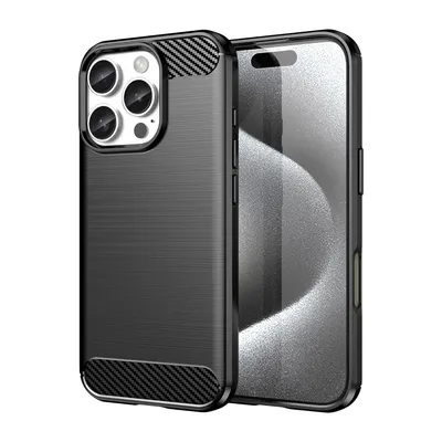 Produktbild von König Design Hülle kompatibel mit Apple iPhone 16 Pro Kunststoff Soft Handyhülle - Handy Case Schwarz