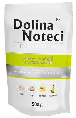 Immagine prodotto di DOLINA NOTECI Premium Ricca di oca con patate - Cibo umido per cani - 500 g