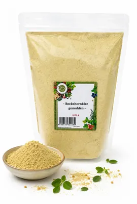 Produktbild von K T 1000 g / 1 Kg Bockshornklee Samen gemahlen Bockshornkleesaat gemahlen - 1A Qualität