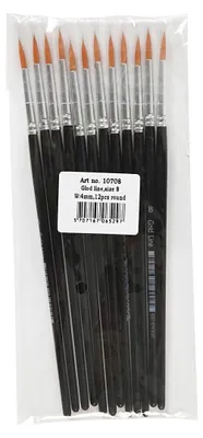 Image de Brosses rondes - No. 8, 12pcs.