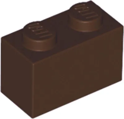 Produktbild von 1 Stück LEGO, Teil Nr. 3004 in Dunkelbraun (Dark Brown)