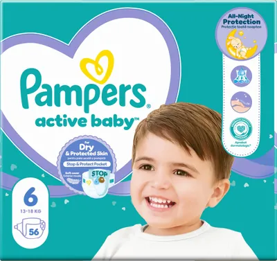 Obrázek produktu pro Pampers Active Baby Plenky Velikost 6
