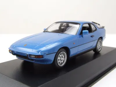 Produktbild von Maxichamps 940062122 Porsche 924 1976 blau metallic 1:43