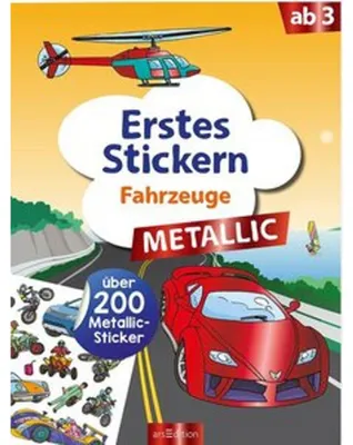 Productafbeelding van Erstes Stickern Metallic - Fahrzeuge