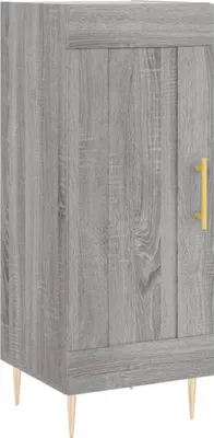 Produktbild von Sideboard Grau Sonoma 34,5x34x90 cm Holzwerkstoff
