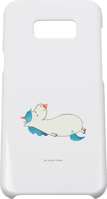 Produktbild von Mr. & Mrs. Panda Samsung Galaxy S8 plus Handyhülle  Einhorn Schnuller - Weiß - Geschenk, Cover, Unicorn, Geburtstag, Geburt, Baby, Einhörner, Hülle, Handy, Case