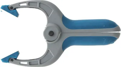 Zdjęcie produktu dla Ferrestock FSKPRS101 12 sztuk zacisków sprężynowych, antypoślizgowy uchwyt, obrotowe szczęki, bardzo mocna sprężyna, maks. otwarcie 39 mm, głębokość 40 mm