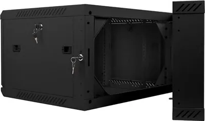 Immagine prodotto di Lanberg WF02-6606-10B Armadio rack 6U a parete Nero