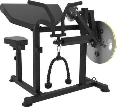 Obrázok produktu pre HVO Lavička na bicepsy a tricepsy: Multifunkčné zariadenie 2 v 1, nastaviteľné, určené na cviky bicepsov a tricepsov